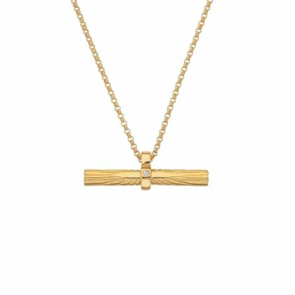 Necklaces & Pendants |   Jac Jossa Hope Bar Pendant Dp848 Jewellery Necklaces & Pendants