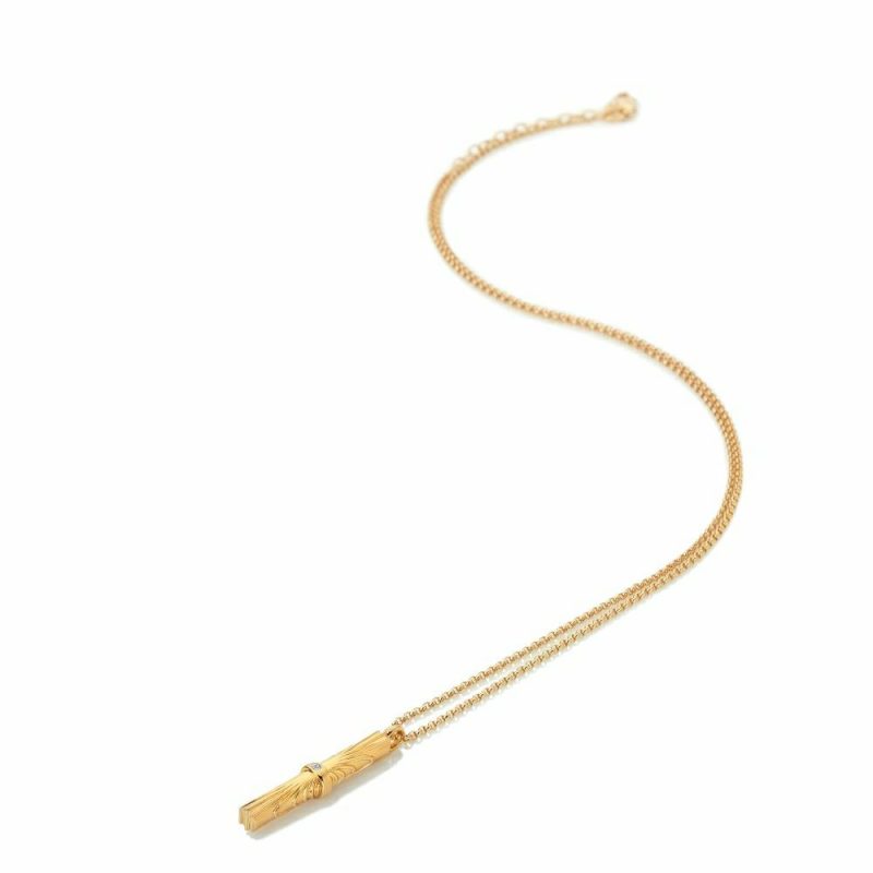 Necklaces & Pendants |   Jac Jossa Hope Vertical Bar Pendant Dp849 Jewellery Necklaces & Pendants