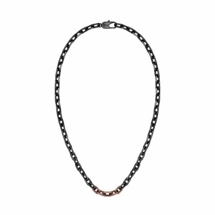 Necklaces & Pendants |   Kane Black & Bronze Link Necklace 1580536 Jewellery Necklaces & Pendants