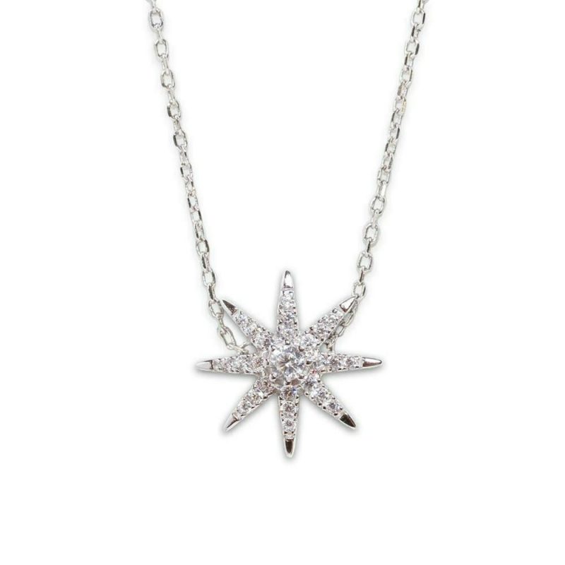 Necklaces & Pendants |   Silver Atrias Necklace Cn925W-Atri Jewellery Necklaces & Pendants