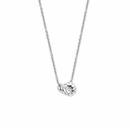 Necklaces & Pendants |   Silver Knot Pendant And Chain 34001St Jewellery Necklaces & Pendants