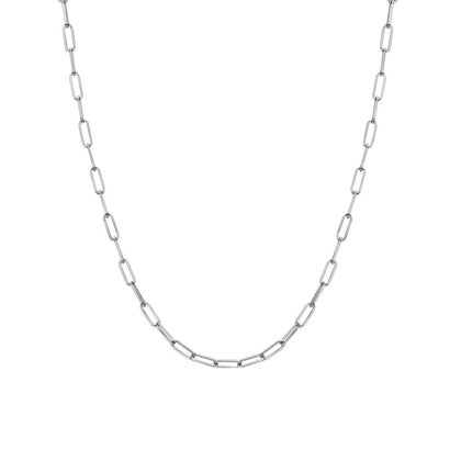 Necklaces & Pendants |   Silver Paperclip Chain Ch128 Jewellery Necklaces & Pendants