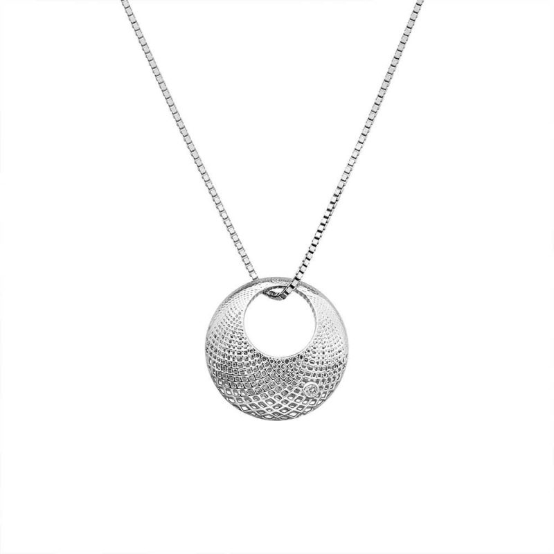 Necklaces & Pendants |   Silver Quest Filigree Circle Pendant Dp833 Jewellery Necklaces & Pendants