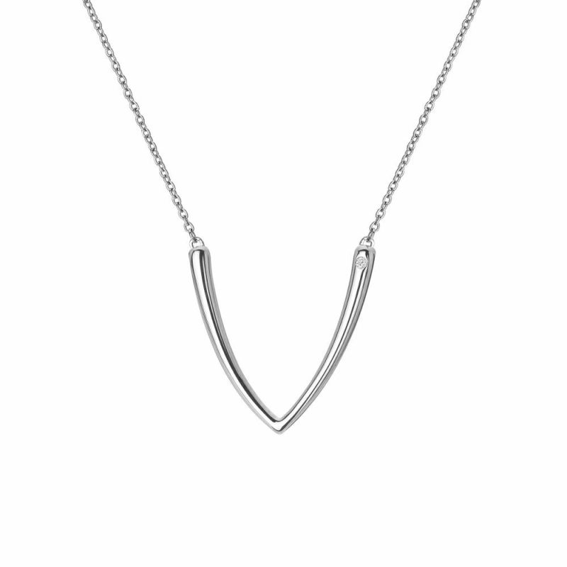 Necklaces & Pendants |   Silver Reflect Necklace Dn159 Jewellery Necklaces & Pendants