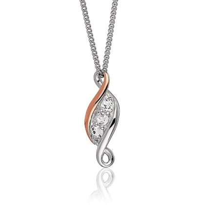 Necklaces & Pendants |   Silver/9Ct Gold Past, Present & Future Pendant 3Sppfp Jewellery Necklaces & Pendants