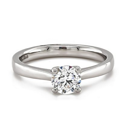 Rings |   Platinum Certificated D .80Ct Engagement Ring Jewellery Rings