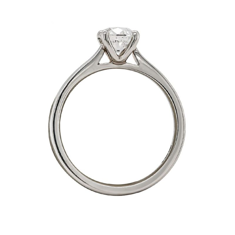 Rings |   Platinum Certificated D .80Ct Engagement Ring Jewellery Rings