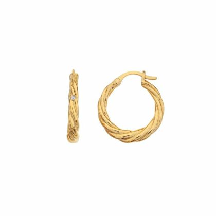 Earrings |   Jac Jossa Entwine Hoop Earrings De673 Earrings Earrings